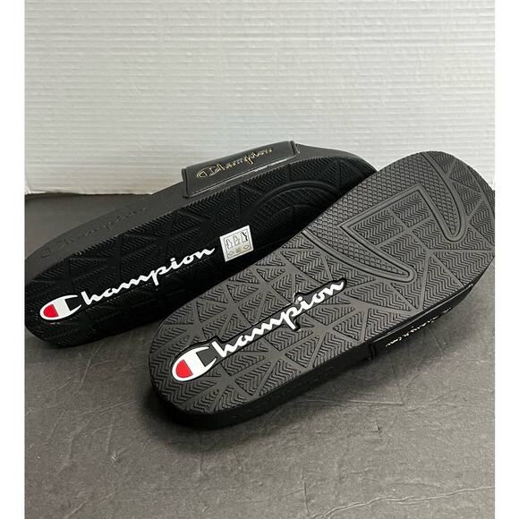Champion x Cobra Kai No Mercy IPO Slide Sandals Black Men Size 13M main image 5